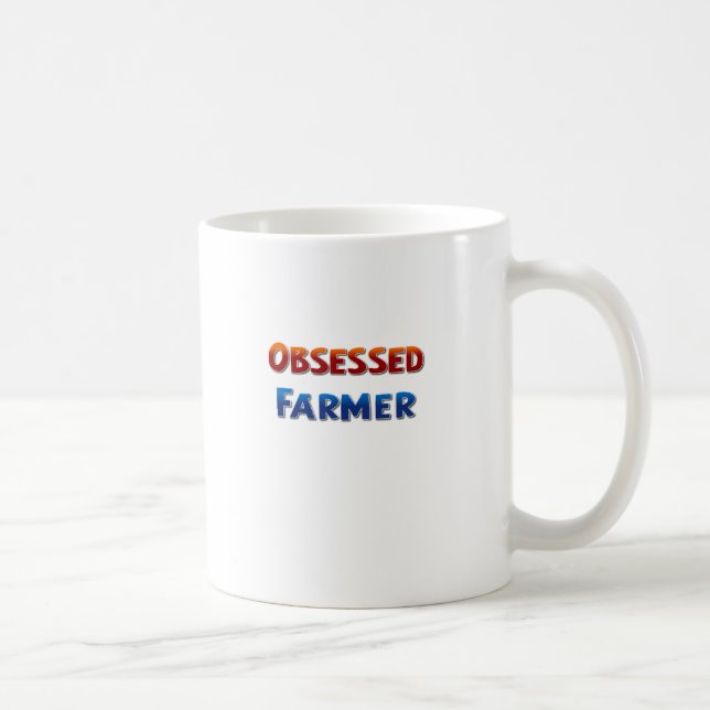 Caneca De Café Fazendeiro obcecado (Direita)