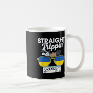 Caneca De Café Fazendo Viagem Reto Tour de Férias na Ucrânia Viag