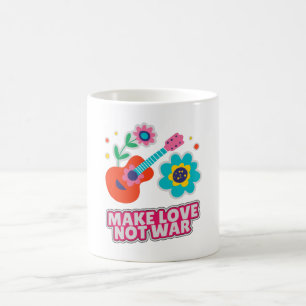 Caneca De Café Fazer amor não guerra