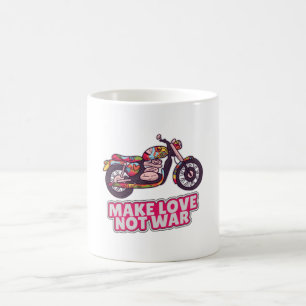 Caneca De Café Fazer amor não guerra