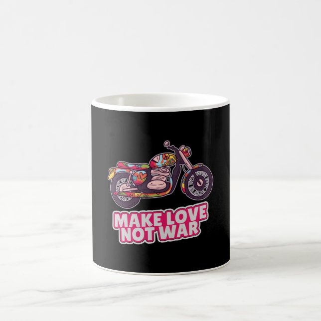 Caneca De Café Fazer amor não guerra (Centro)