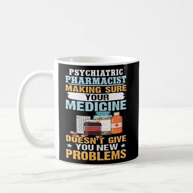 Caneca De Café Fazer Farmacêutico (Esquerda)