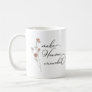 Caneca De Café Fazer Floral Cravado Pesado