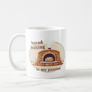 Caneca De Café Fazer pão é minha paixão