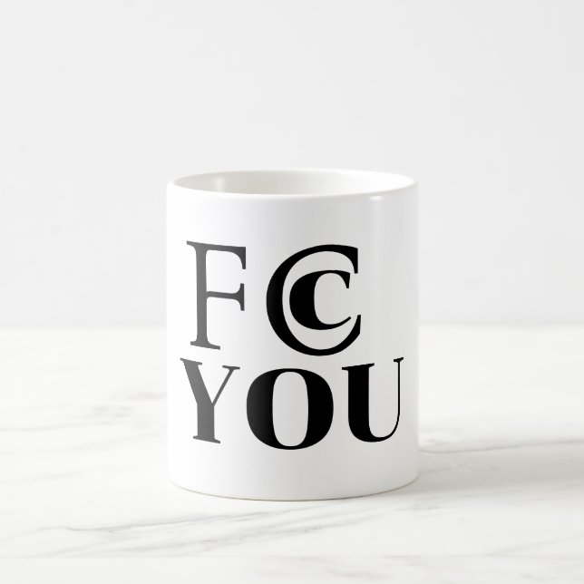 Caneca De Café FCC YOU Coffee Mug (Centro)