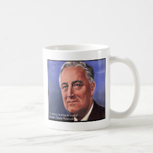 Caneca De Café FDR (Roosevelt) "Be Brief" Wisdom Quote Gifts