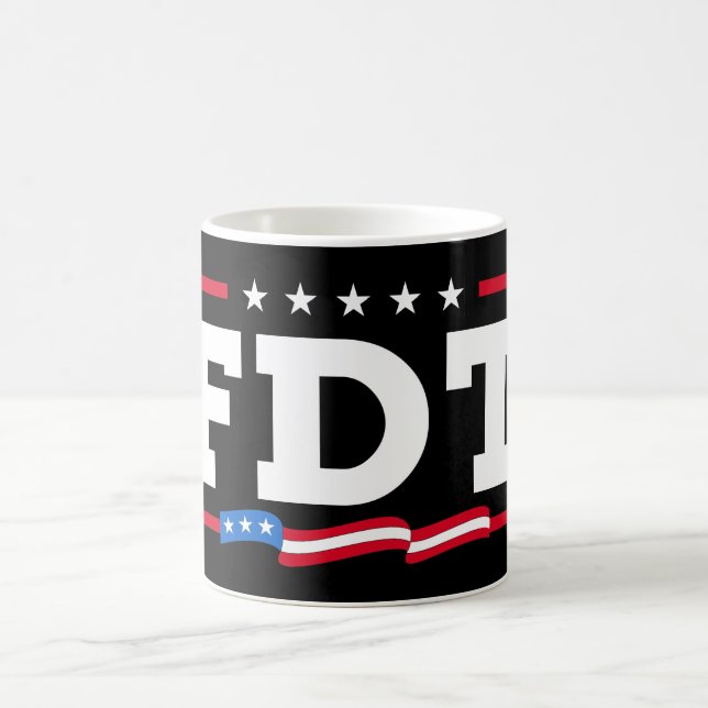 Caneca De Café FDT Funny Anti-Trump No-Trump (Centro)