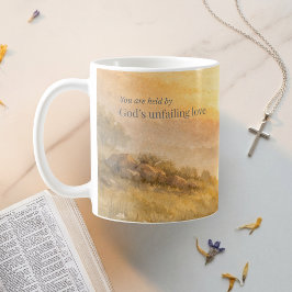 Caneca De Café Fé Cristã no Amor Infalível de Deus