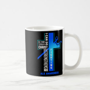 Caneca De Café Fé Deus Jesus Cristo Als Guerreiro Als Combatendo