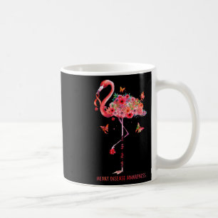 Caneca De Café Fé do Flamingo Esperança Lutar Cura Doença Cardíac