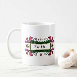 Caneca De Café Fé e Hope Coffee Mug