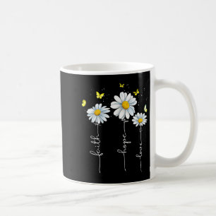 Caneca De Café Fé Esperança Amor Jesus Cruz Cristã Deus Fé Fl