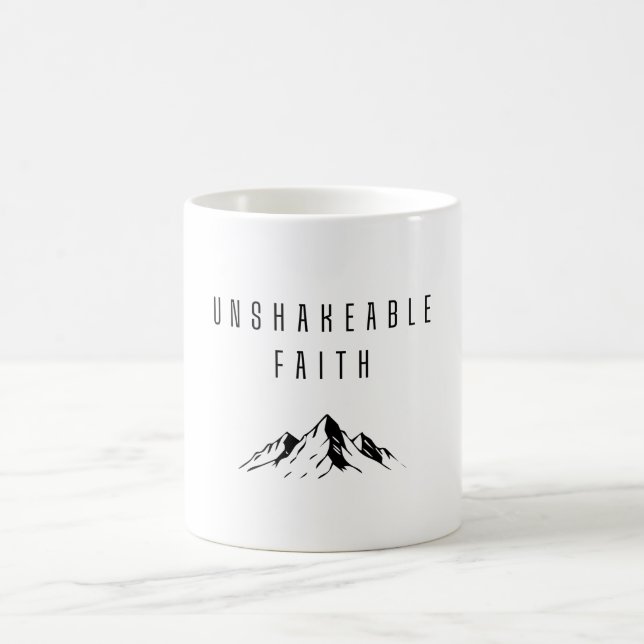 Caneca De Café Fé Inabalável (Centro)