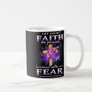 Caneca De Café Fé Sobre o Medo Heimers Conscientização Apoio Cris