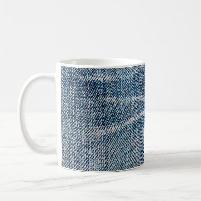 Caneca De Café Fechamento de Denim Cloth. (Esquerda)