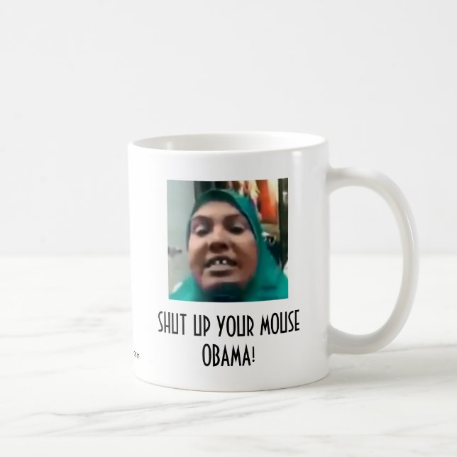CANECA DE CAFÉ FECHE ACIMA SEU RATO OBAMA! (Direita)