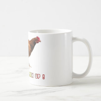 Caneca De Café Feche o Cluck acima