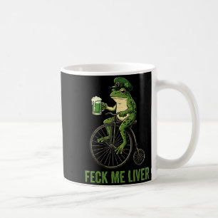 Caneca De Café Feck fígado sapo engraçado bebendo cerveja st patr