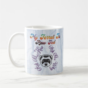 Caneca De Café Fed Raw Ferret