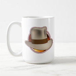 Caneca De Café Fedora Chronicles' Big Fire Red logo Mug