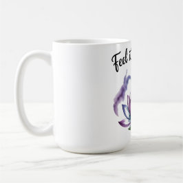 Caneca De Café Feel It to Heal It Blooming Waterdrop Mug