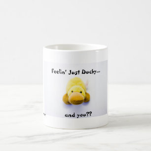 Caneca De Café Feelin apenas Ducky