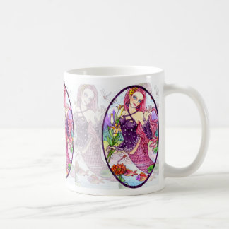 Caneca de café feericamente do chá da sereia por