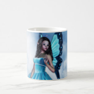 Caneca de café feericamente V. da borboleta