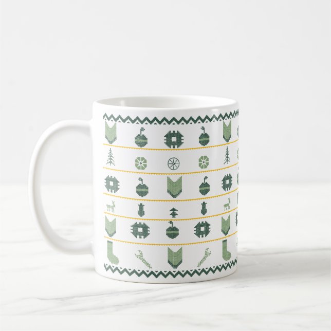 Caneca De Café Feio Natal Feliz (Esquerda)