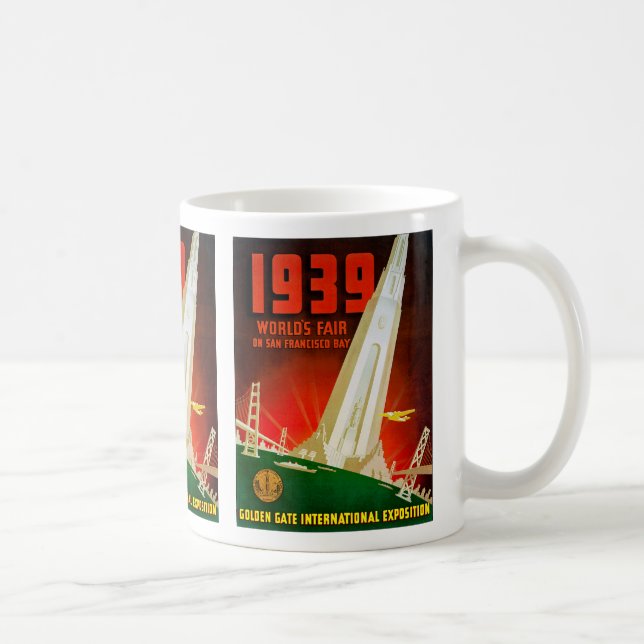 Caneca De Café Feira Mundial de São Francisco, 1939 (Direita)