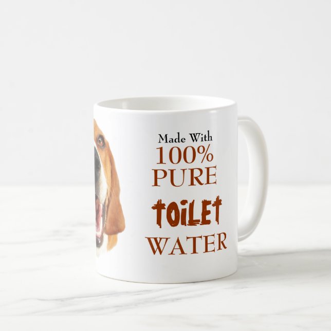 Caneca De Café Feita Com Água Pura De Café (Frente Esquerda)