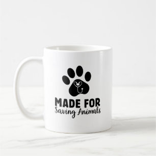 Caneca De Café Feita para salvar animais de estimação Vet Tech