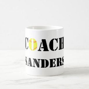 Caneca de café feita sob encomenda do treinador d