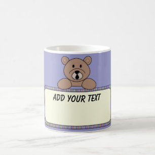 Caneca de café feita sob encomenda do urso do