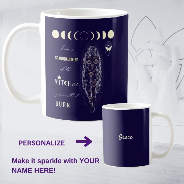 Caneca De Café Feiticeira Ancestral Moonchild (Criador carregado)