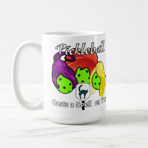 Caneca De Café Feiticeira da Irmã do Pickleball