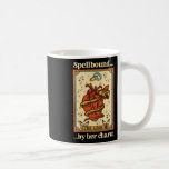 Caneca De Café Feiticeira Mystical Funny Bride E Groom Enfeitiçad<br><div class="desc">Feiticeira Mística Noiva Engraçada E O Groom Enfeitiçado Por Seu Charme</div>