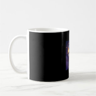 Caneca De Café Feiticeiro de Gato Magial Correto Feiticeiro Felin