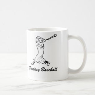 Caneca De Café Feiticeiro do basebol da fantasia