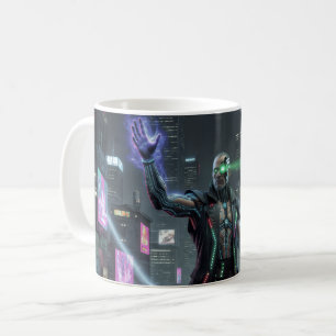 Caneca De Café Feiticeiro Futurista