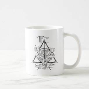 Caneca De Café Feitiço de Harry Potter Gráfico das RELÍQUIAS DA