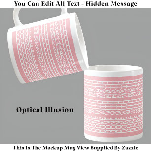 Caneca De Café Feito Com Mensagem Oculta Matemática 120WP Engraça