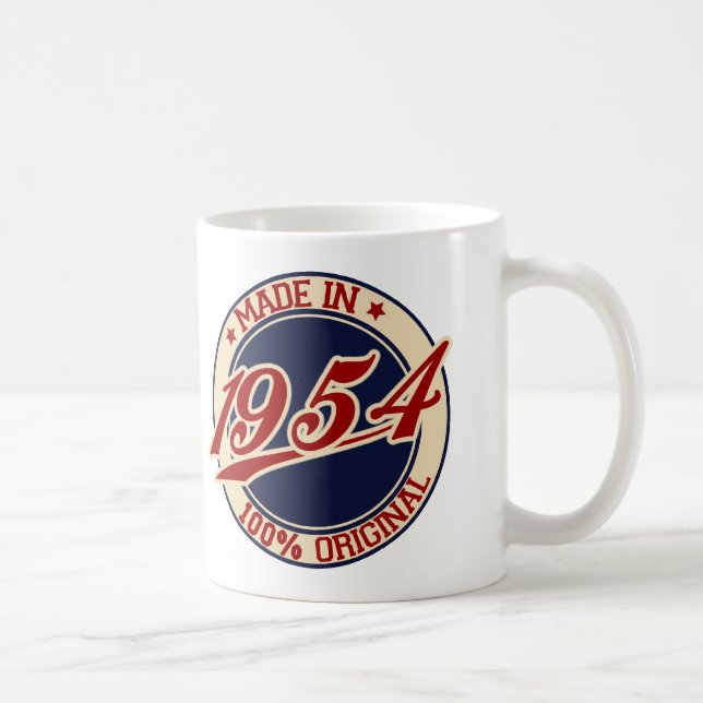 Caneca De Café Feito Em 1954 (Direita)