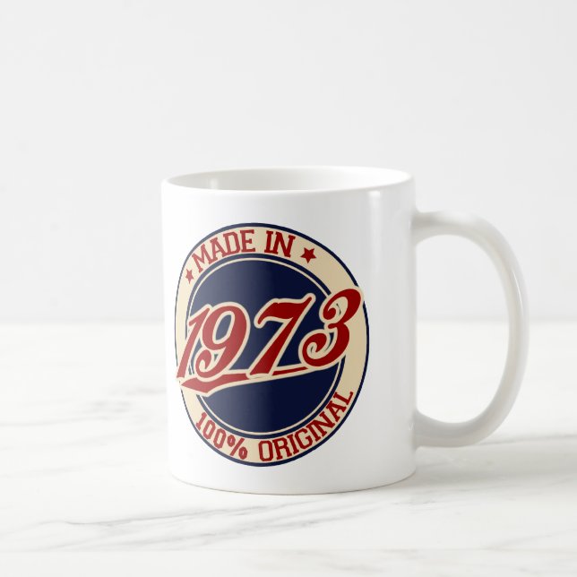 Caneca De Café Feito Em 1973 (Direita)