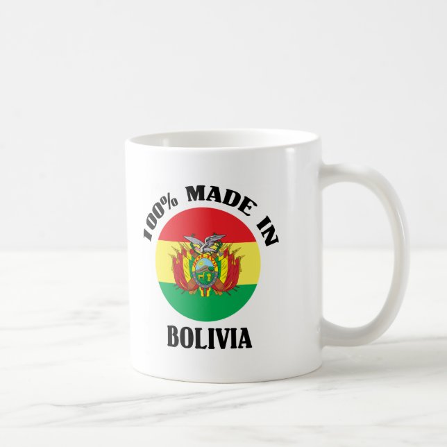 Caneca De Café Feito em Bolívia (Direita)