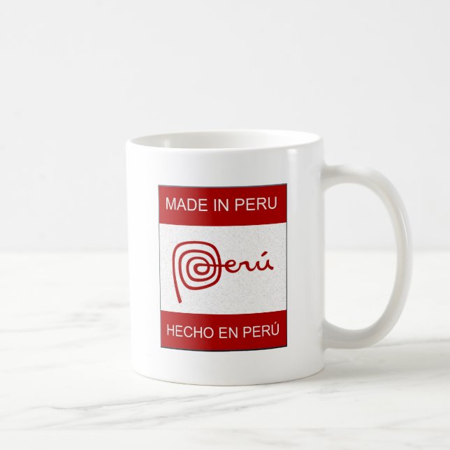 Caneca De Café Feito em Peru (Direita)