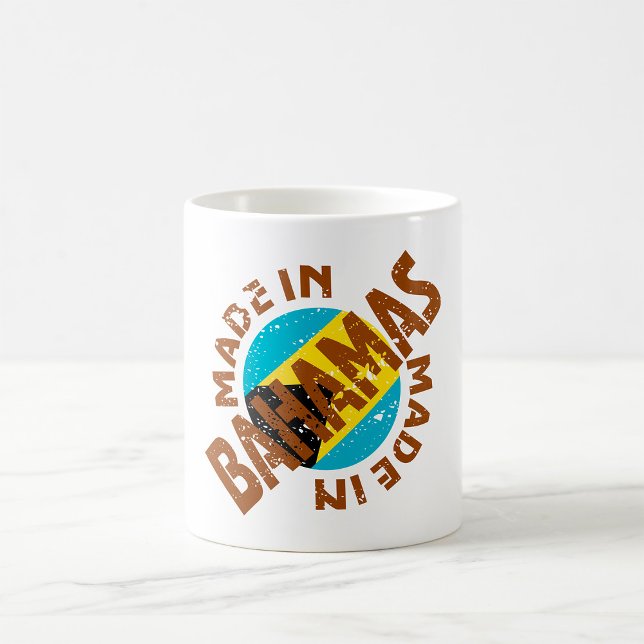 Caneca De Café Feito nas Bahamas (Criador carregado)