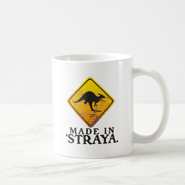 Caneca De Café Feito 'no canguru de Straya (Austrália) com bolas (Direita)