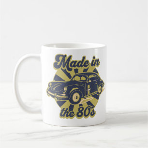 Caneca De Café feito nos anos 80 amantes de carros clássicos vint