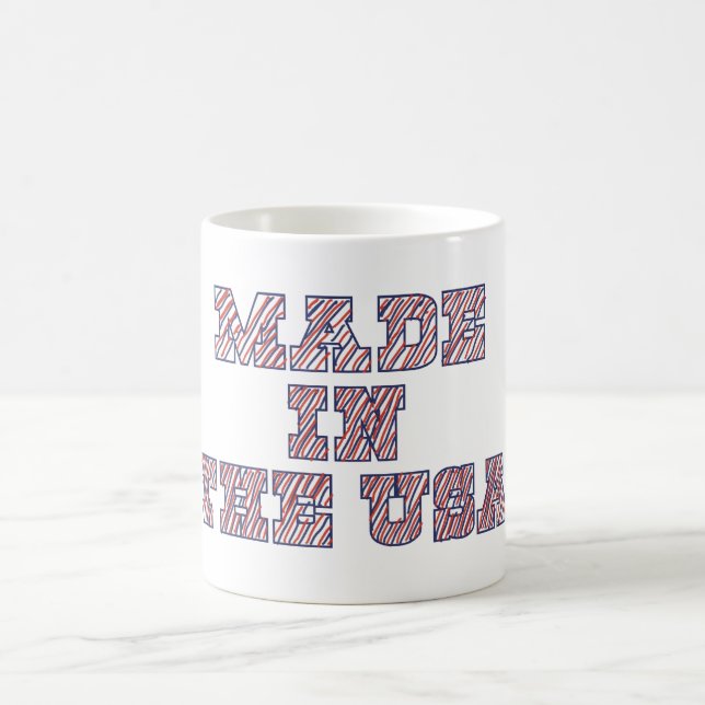 Caneca De Café Feito nos EUA (Centro)